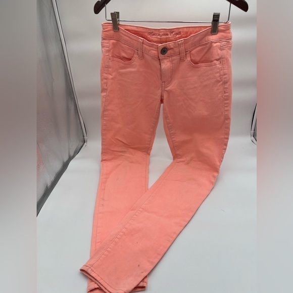 American Eagle Super Stretch Peach Pant - Picture 6 of 10